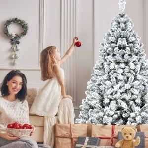 Artificial Christmas Flocked Tree